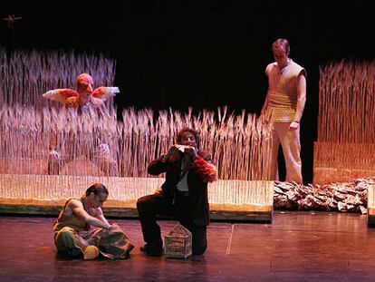 Escena del montaje de <i>La flauta mágica</i>.