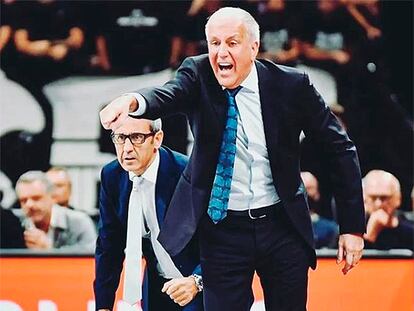 Obradovic y  Josep Maria Izquierdo.