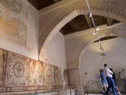 Azulejos del monasterio de San Isidoro del Campo en Santiponce (Sevilla). 