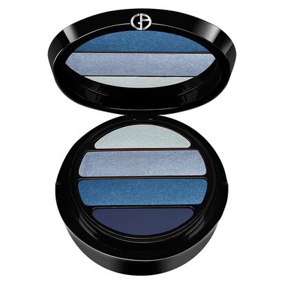 Paleta con cuatro sombras de ojos Eyes to Kill Quatuor en tonos 05 Mediterranea (54 €) de Giorgio Armani.