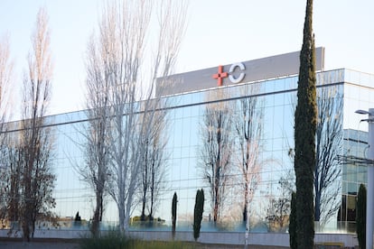 Fachada de la sede de MasOrange, en Pozuelo de Alarcón, Madrid.