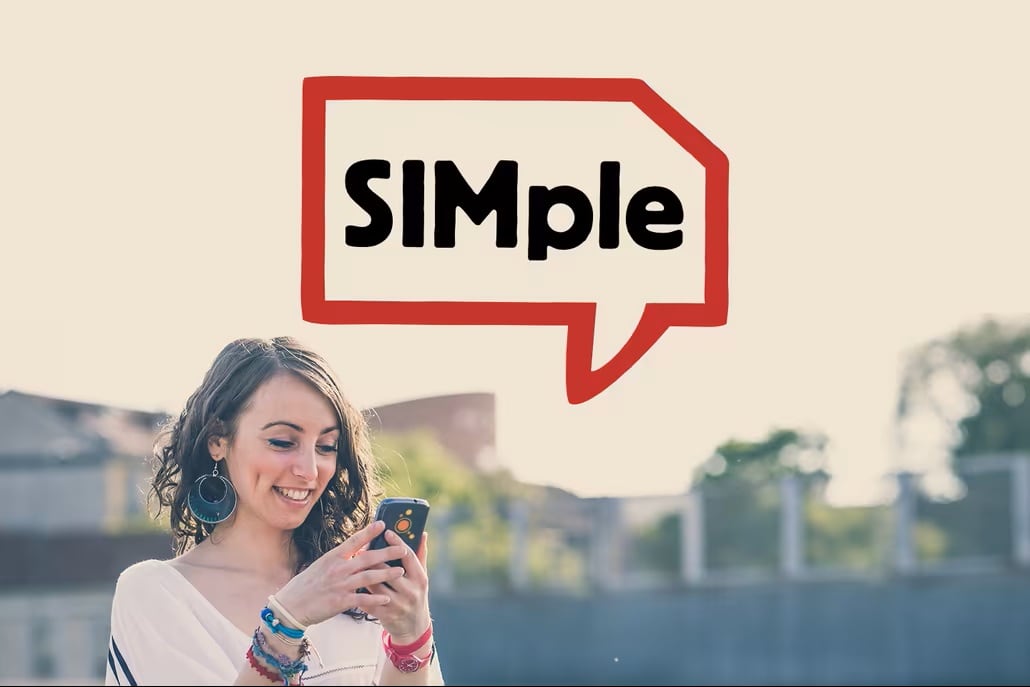 Logo de SIMple Telco, nueva marca de MasOrange.