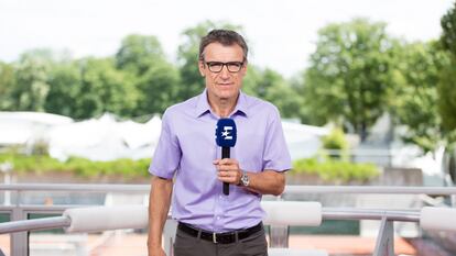 Wilander posa en las instalaciones de Roland Garros. / EUROSPORT