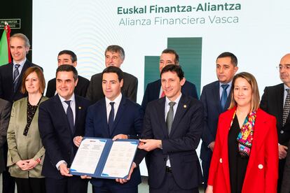 Presentación de la alianza vasca para movilizar inversiones empresariales.