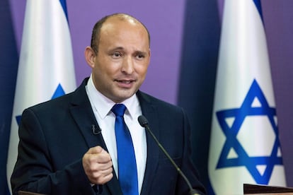 El ultranacionalista israelí Naftali Bennett, el domingo en Jerusalén.