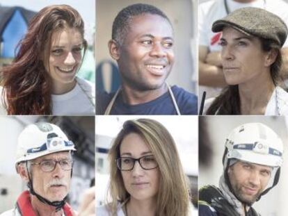 Los 10 miembros de MSF y los 13 de SOS Mediterranée a bordo trabajan como un sincronizado equipo desde 2016 para salvar y ofrecer seguridad y dignidad