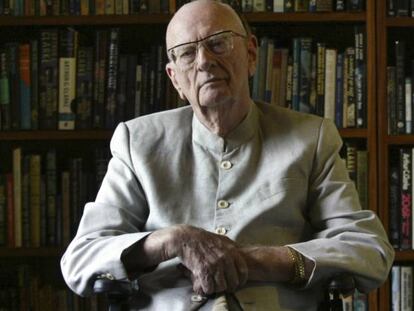 El escritor Arthur C. Clarke