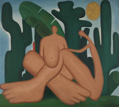 'Antropofagia' (1929) es, junto con 'La negra' y 'Abaporu', una de las obras fundamentales de la artista.