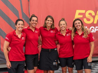 Nora Brugman, Paula Barceló, María del Mar Ros, Nicole van der Velde y María Cantero, de izquierda a derecha.