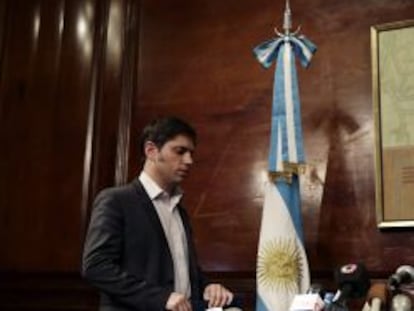 JEl ministro de Econom&iacute;a argentino, Axel Kicillof.