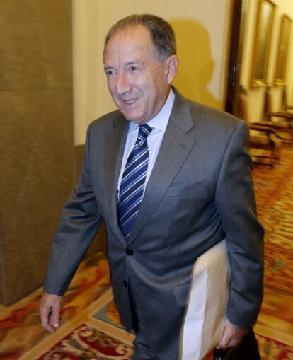 Félix Sanz Roldán, director del CNI, en el Congreso.