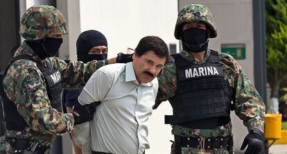 El &#039;Chapo&#039; Guzm&aacute;n, el d&iacute;a de su arresto en M&eacute;xico. 