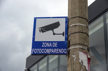Cámara de vigilancia del tránsito en Bogotá
