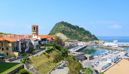 La ciudad marinera de Getaria (País Vasco).