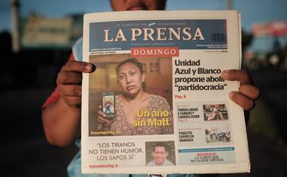 Ejemplar de octubre del diario 'La Prensa'.