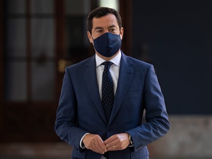El presidente de la Junta de Andalucía, Juanma Moreno.