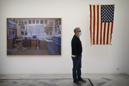 'Lecciones de papá', una de las instalaciones que la ha artista muestra en el Centro Andaluz de Arte Contemporáneo de Sevilla.