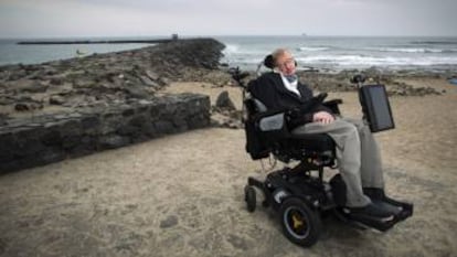 Stephen Hawking at last year's Starmus.