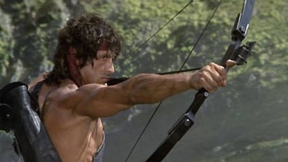 Sylvester Stallone en 'Rambo: Acorralado - Parte II' (1985).