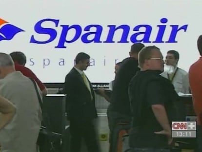 Desconvocada la huelga de tripulantes de cabina en Spanair para julio y agosto
