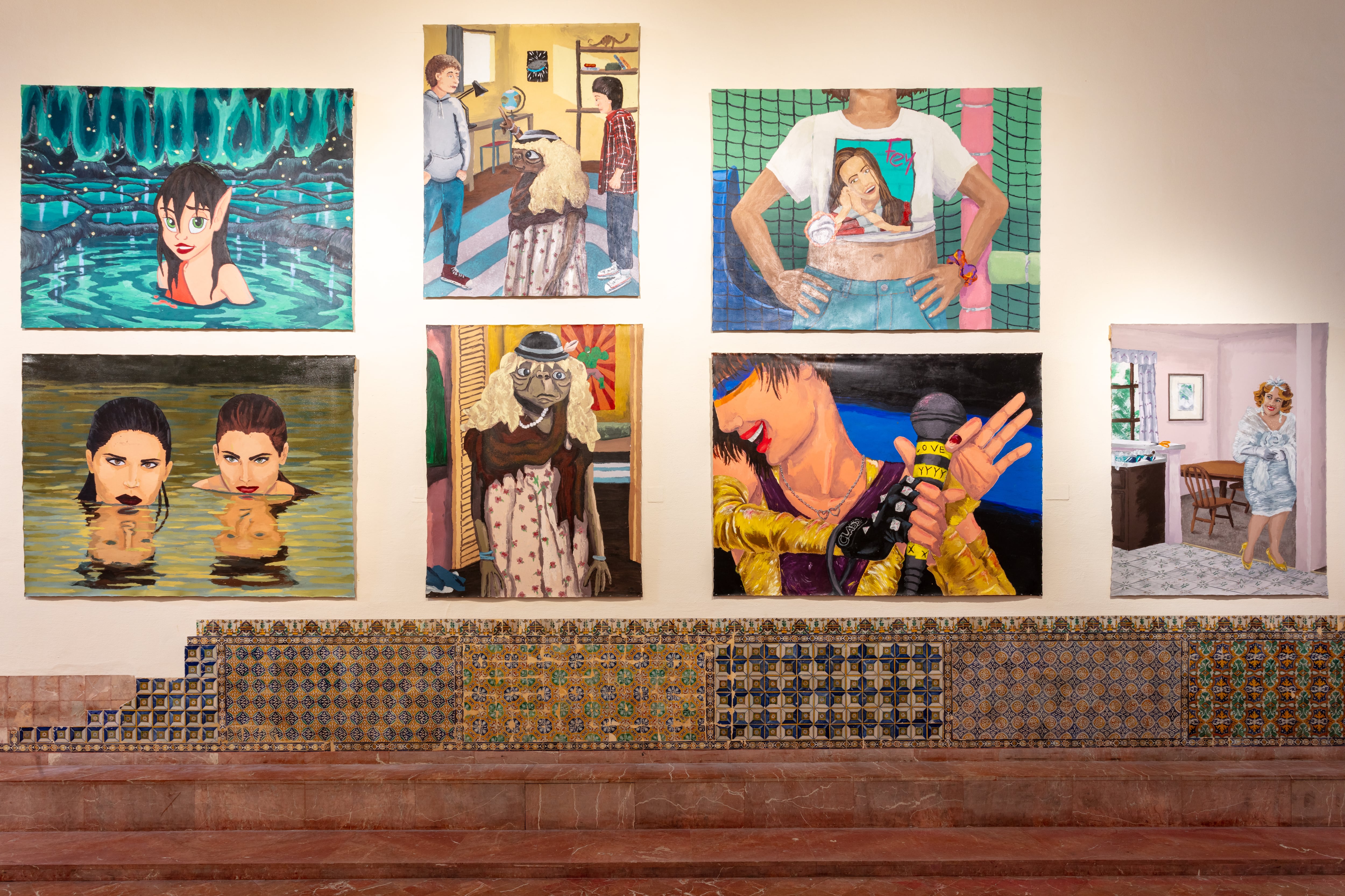 Santas que yo te pinté: el panteón pop y sacrílego de Manuela Solano