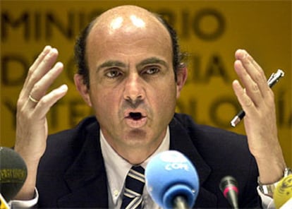 Luis de Guindos, ex secretario de Estado de Economía, durante una reciente comparecencia.
