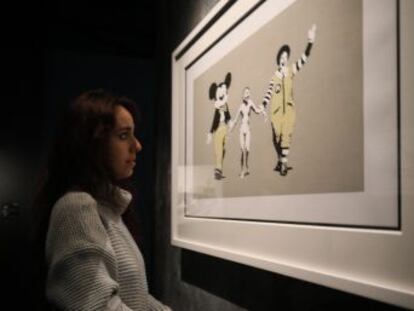 La exposición ‘Genius or Vandal?’, no autorizada por el artista, junta en Ifema 73 obras valoradas en 17 millones de euros