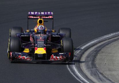 Ricciardo, este viernes, en Hungaroring. 