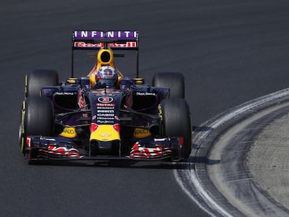 Ricciardo, este viernes, en Hungaroring. 