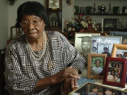 Addie Lee Anderson, una de las víctimas de las esterilizaciones, en Carolina del Norte