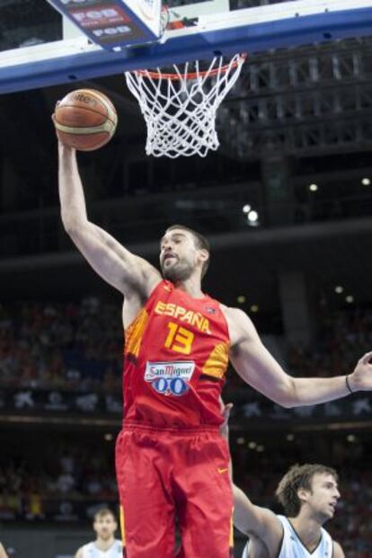 Marc, en el partido contra Argentina el pasado 25.