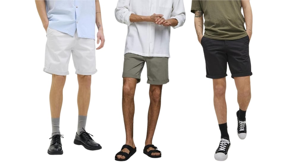 Pantalón corto para hombre tipo bermuda.