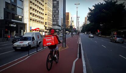 Entregadores bicicleta coronavirus