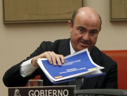 El ministro de Economía, Luis de Guindos.