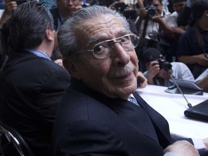 El exdictador guatemalteco Jos&eacute; Efra&iacute;n R&iacute;os Montt en 2013.