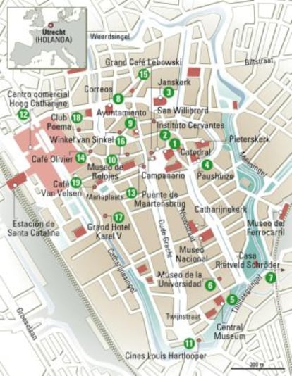 Mapa de Utrecht.