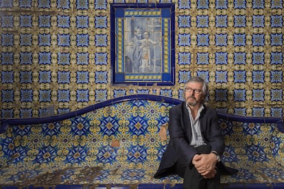 Jorge Trías, fotografiado en su casa de Barcelona.