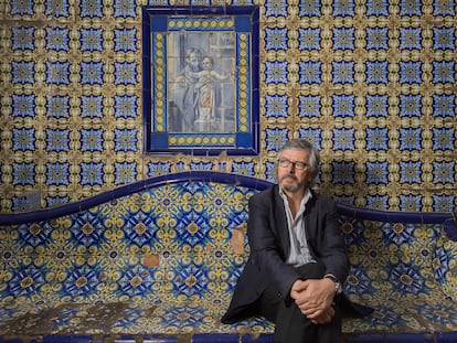 Jorge Trías, fotografiado en su casa de Barcelona.