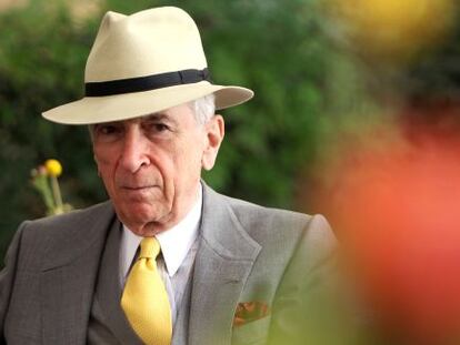 El escritor norteamericano, Gay Talese, en el Hotel Interncontinental de Madrid, en 2011.