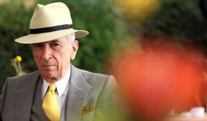 El escritor norteamericano, Gay Talese, en el Hotel Interncontinental de Madrid, en 2011.