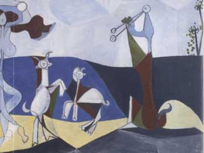 <i>La joie de vivre</i>, pintado por Pablo Picasso en 1946.