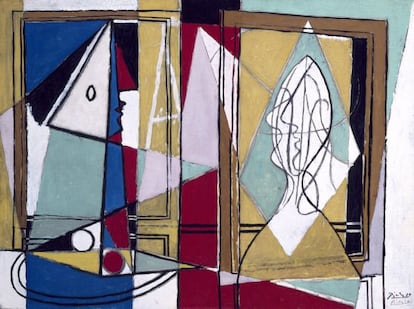'Dos mujeres delante de una ventana', óleo de Picasso.