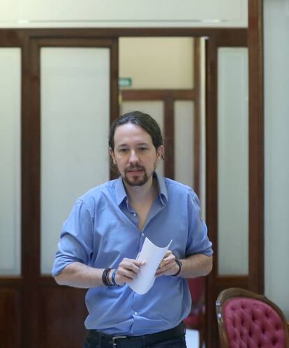 El líder de Podemos, Pablo Iglesias.