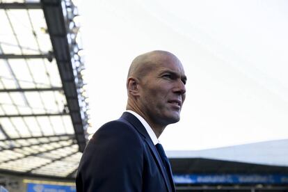 Zidane, en Mendizorroza el pasado sábado.