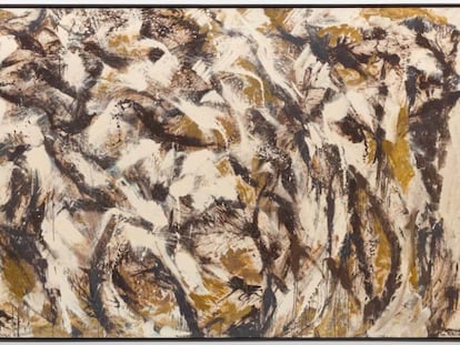 El cuadro 'Polar Stampede' (1960), de Lee Krasner.