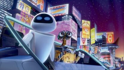 Fotograma de 'WALL-E', película de Pixar de 2008.