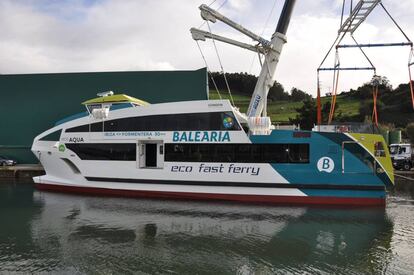 Nuevo ferri construido en Asturias para Baleària.
