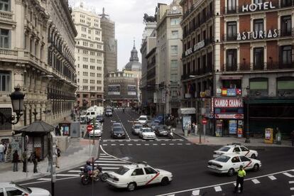 La plaza de Canalejas, en el centro de Madrid.