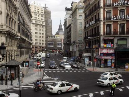 La plaza de Canalejas, en el centro de Madrid.