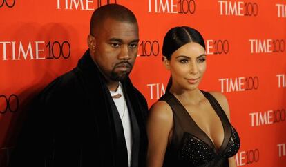 Kim Kardashian y su marido, Kanye West, el pasado 21 de abril.